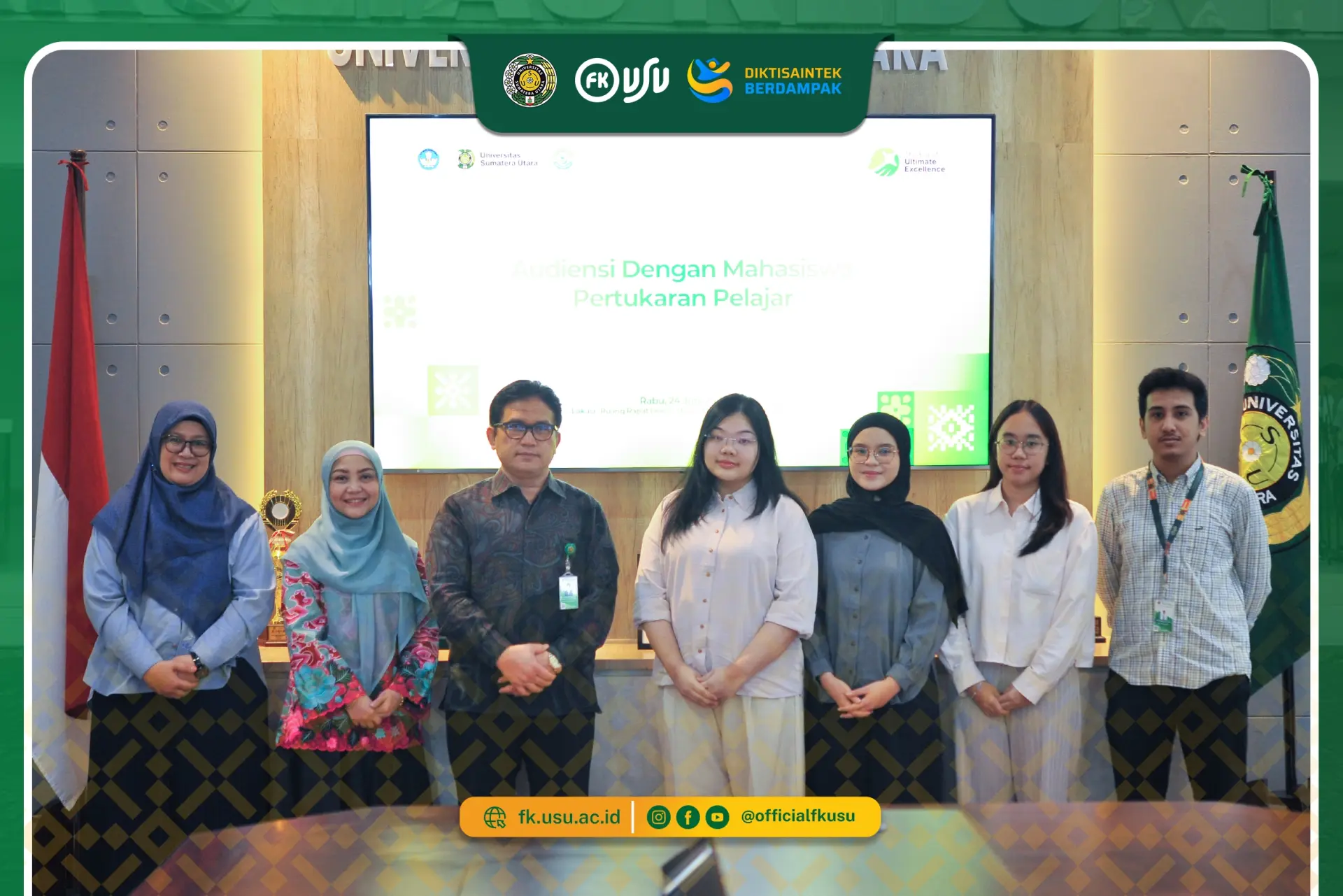 Mahasiswa FK USU Lolos Program Pertukaran Internasional IFMSA 2026, Perkuat Komitmen Menuju Pendidikan Kedokteran Berstandar Global